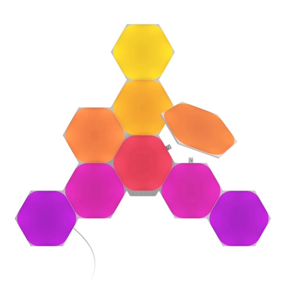 NANOLEAF SHAPES HEXAGONS STARTER KIT [9 LIGHT PANELS] : NL42-0002HX-9PK