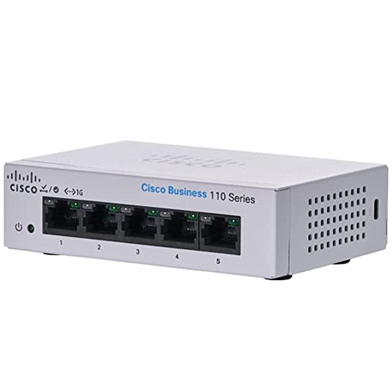 CBS110 Unmanaged 5-port GE, Desktop, Ext PS