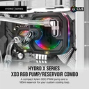 CORSAIR HYDRO X SERIES XD3 RGB PUMP/RESERVOIR COMBO *ปั้มน้ำสำหรับชุดน้ำเปิด