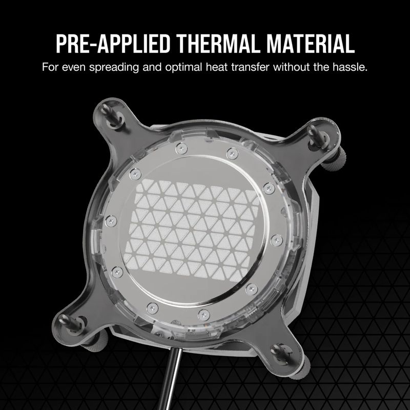 CORSAIR XC7 RGB PRO CPU WATER BLOCK (1700/1200/AM4) WHITE *บล๊อกชุดน้ำเปิด