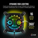 CORSAIR XC7 RGB PRO BLACK CPU WATER BLOCK