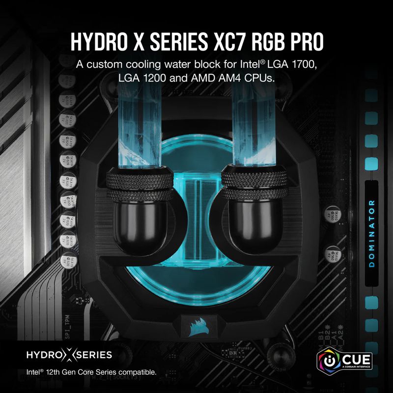 CORSAIR XC7 RGB PRO BLACK CPU WATER BLOCK