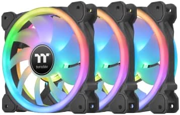 THERMALTAKE SWAFAN 12 RGB FAN x3 CONTROLLERx1EXTRA FAN BLADESx3