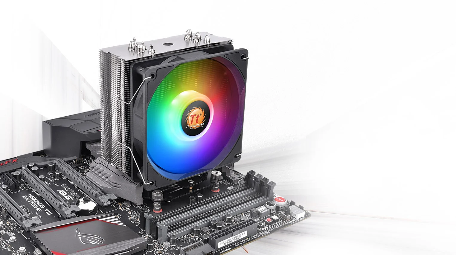 ชุดระบายความร้อนซีพียู Thermaltake CPU Cooler UX210 High Air Flow RGB