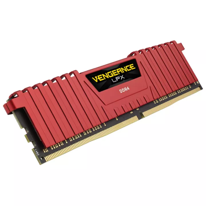 RAM DDR4(2666) 8GB CORSAIR VENGEANCE LPX RED (CMK8GX4M1A2666C16R)