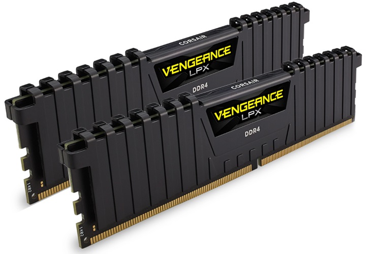 RAM DDR4(3600) 16GB (8GBX2) CORSAIR VENGEANCE LPX BLACK (CMK16GX4M2D3600C18)