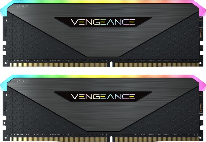 VENGEANCE® RGB RT 64GB (2 x 32GB) DDR4 DRAM 3600MHz C18 Memory Kit – Black