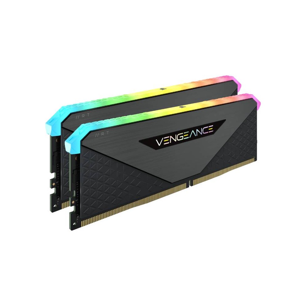 แรมพีซี Corsair Ram PC DDR4 32GB/3200MHz CL16 (16GBx2) Vengeance RGB RT (Black)