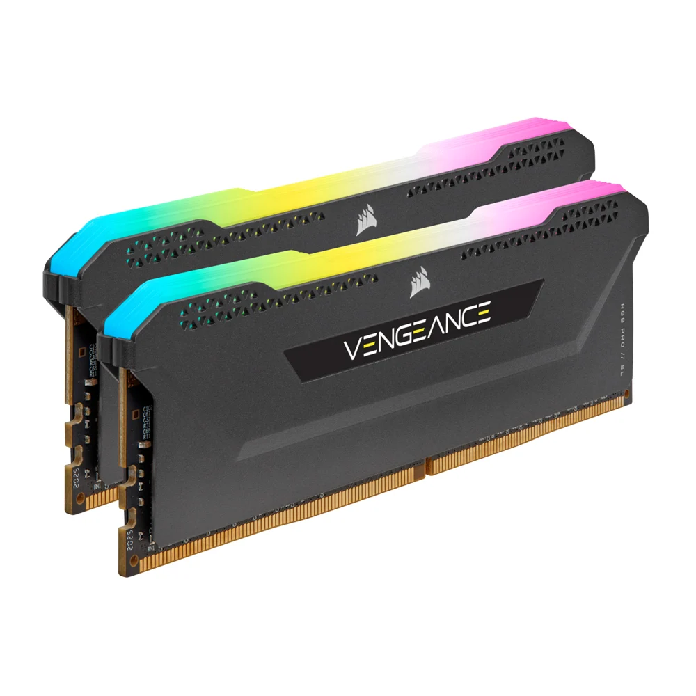 DDR4(3200)32GB (16GBX2) Corsair (Vengeance RGB PRO SL Black/CMH32GX4M2Z3200C16)