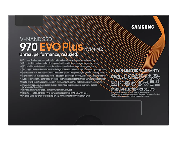 SSD SAMSUNG 970 EVO PLUS M.2 1TB : MZ-V7S1T0BW