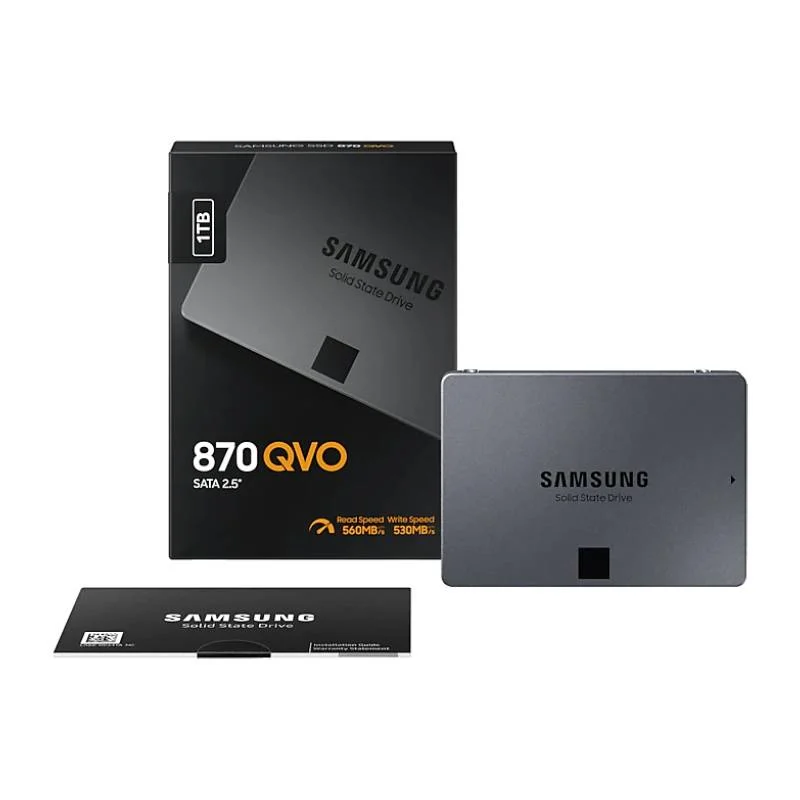 SSD SAMSUNG 870 QVO 1TB : MZ-77Q1T0BW