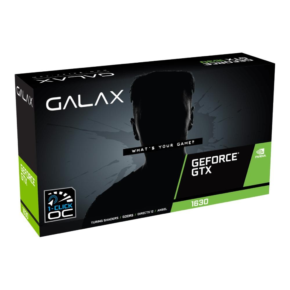 VGA GALAX GTX1630 EX-1 CLICK OC  4GB GDDR6 64BIT