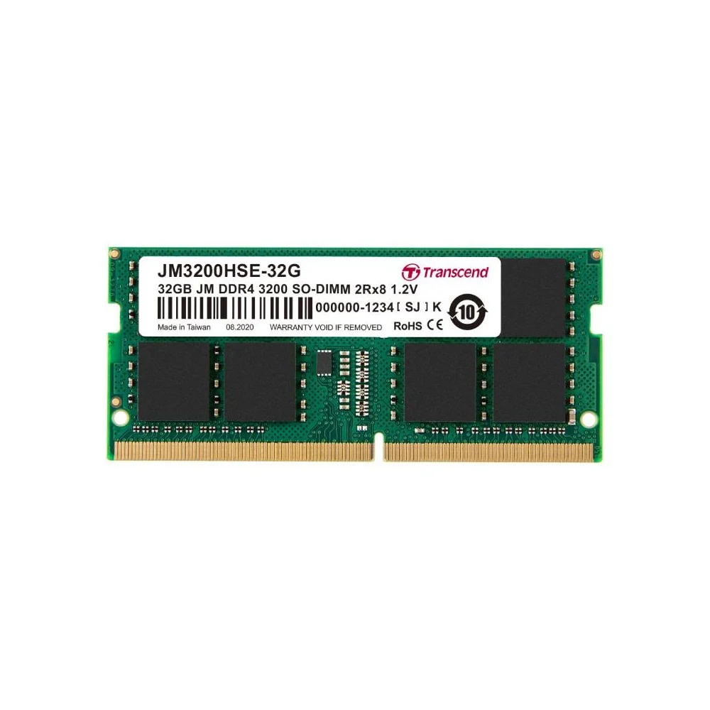 Transcend Ram Notebook DDR4 32GB/3200MHz.