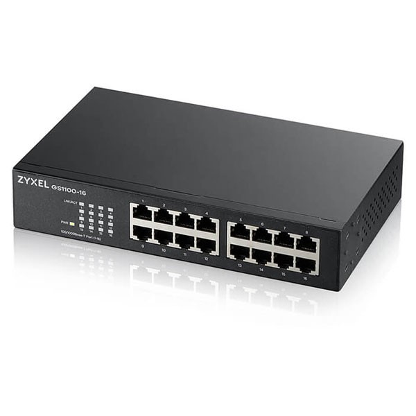 Zyxel GS1100-16 16-Port Desktop GbE Switch