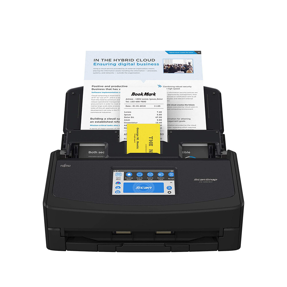 Fujitsu Scanner ScanSnap iX1600 Black