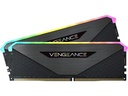 VENGEANCE® RGB RT 64GB (2 x 32GB) DDR4 DRAM 3600MHz C18 Memory Kit – Black