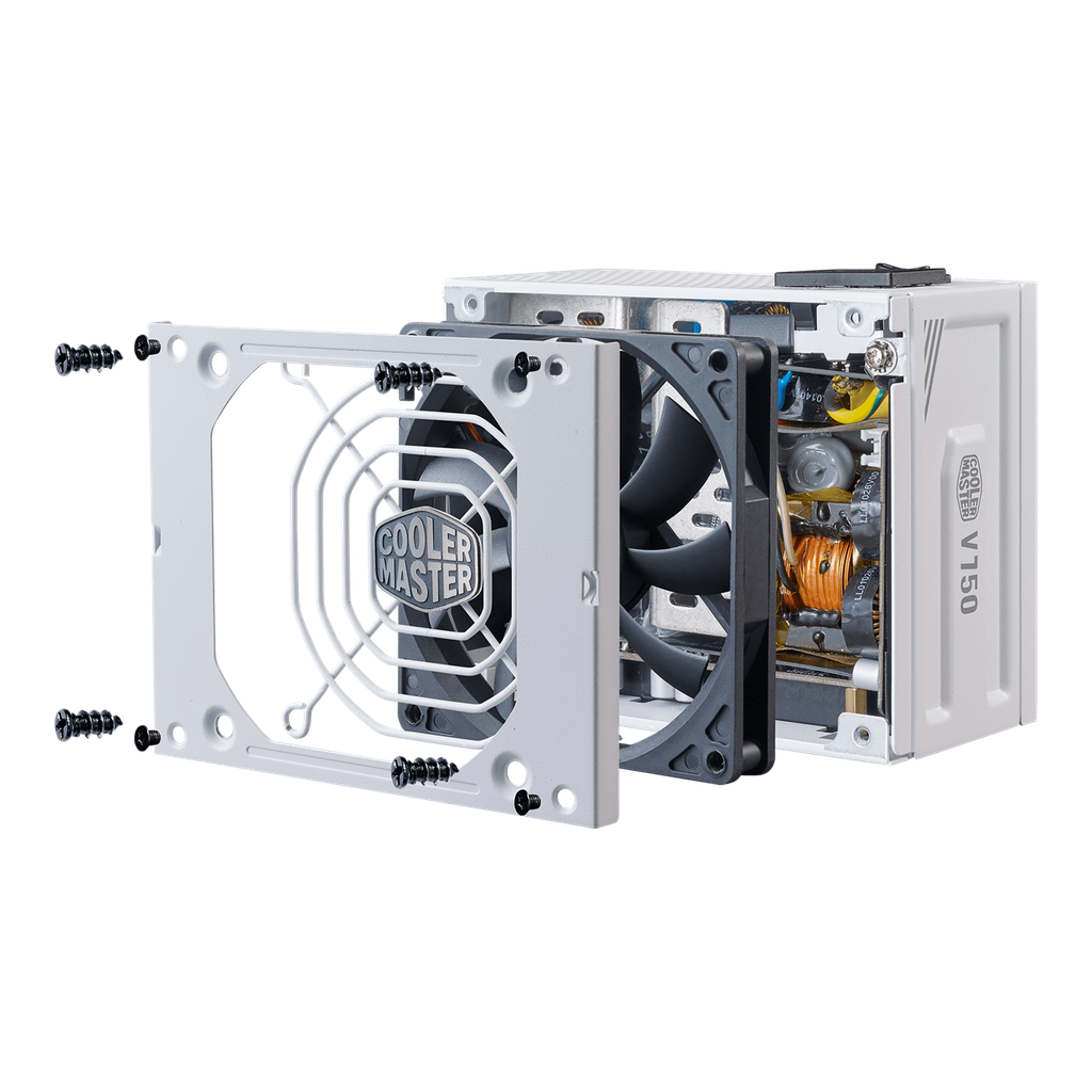 V SFX Gold , Fully Modular 750W ATX 3.0 A/EU Cable White Edition