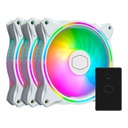 FAN CASE 12CM COOLER MASTER SICKLEFLOW ARGB 3IN1 WHITE (MFX-B2DW-183PA-R1)
