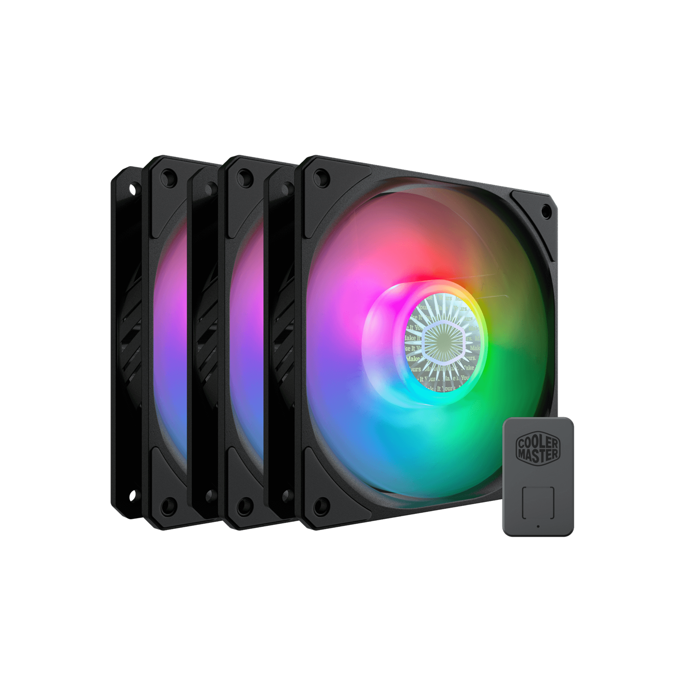 CASE FAN (พัดลมเคส) COOLER MASTER SICKLEFLOW 120 ARGB 3IN1 (3 FAN PACK) (MFX-B2DN-183PA-R1)