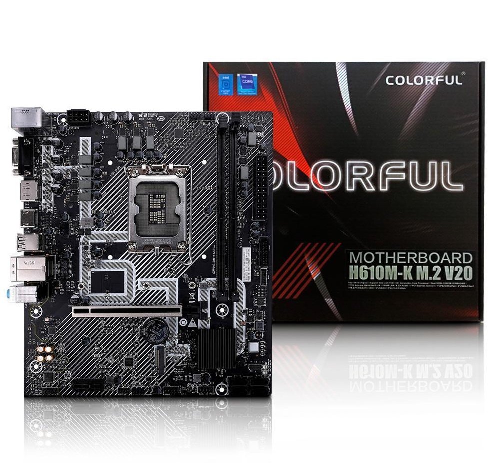 COLORFUL MAINBOARD H610M-E M.2 V20
