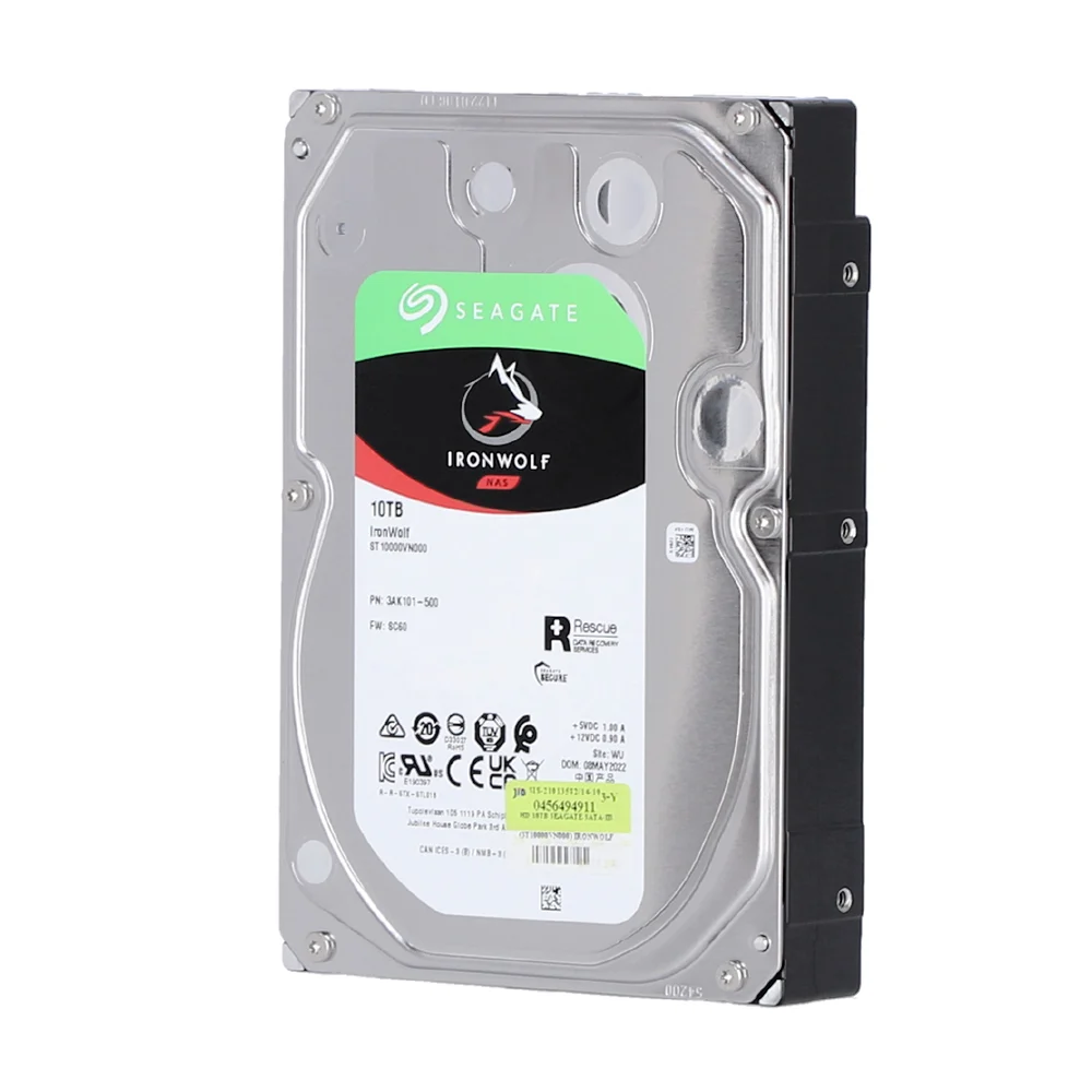 SEAGATE IRONWOLF 10TB NAS HDD 7200RPM CACHE 256MB SATA 3YRS