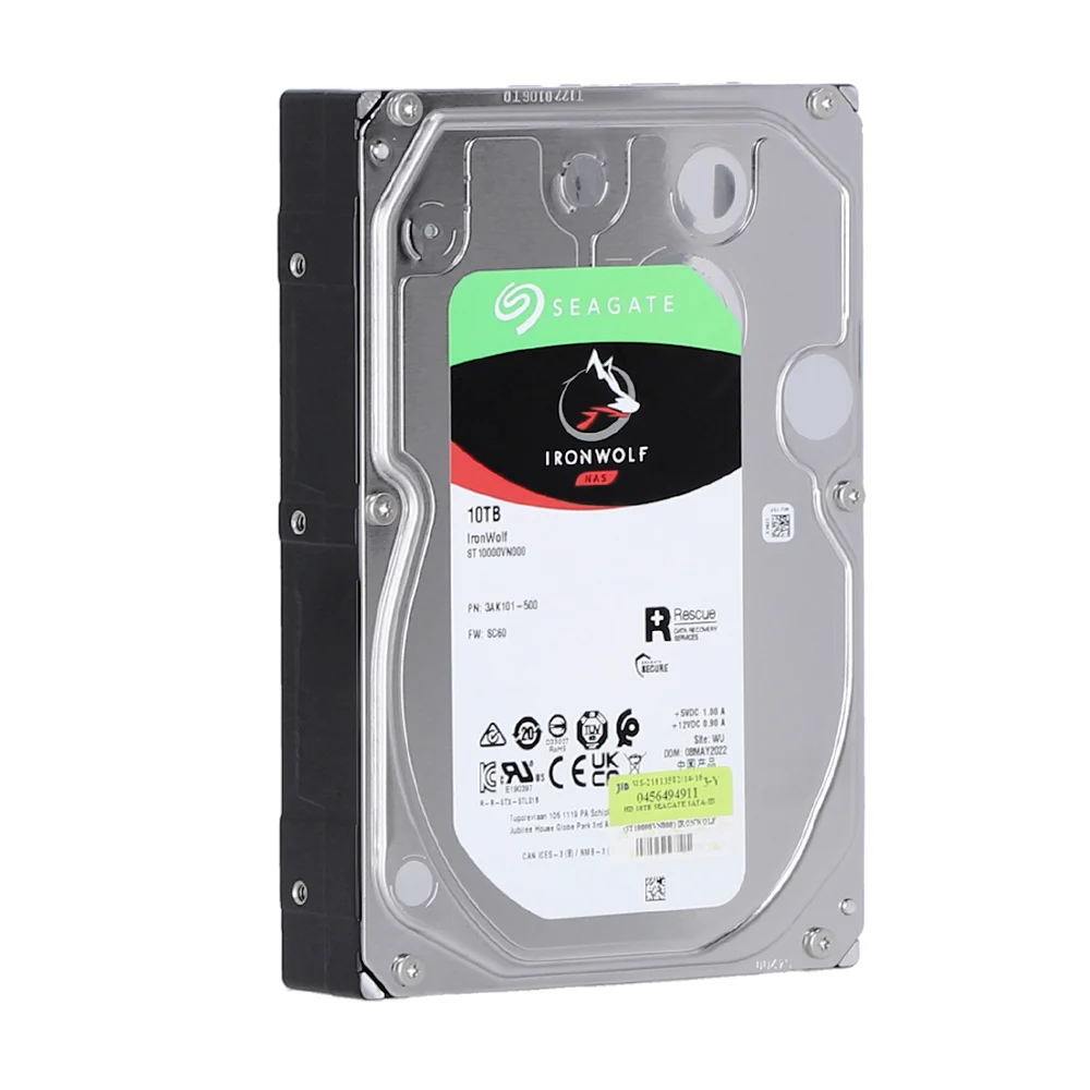 SEAGATE IRONWOLF 10TB NAS HDD 7200RPM CACHE 256MB SATA 3YRS
