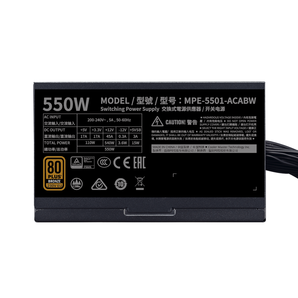 MWE BRONZE V2 230V 550W A/EU Cable
