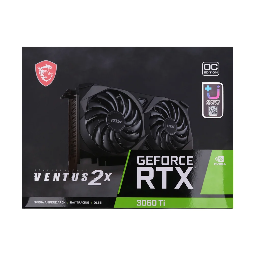 VGA MSI RTX 3060 TI VENTUS 2X 8GD6X OC
