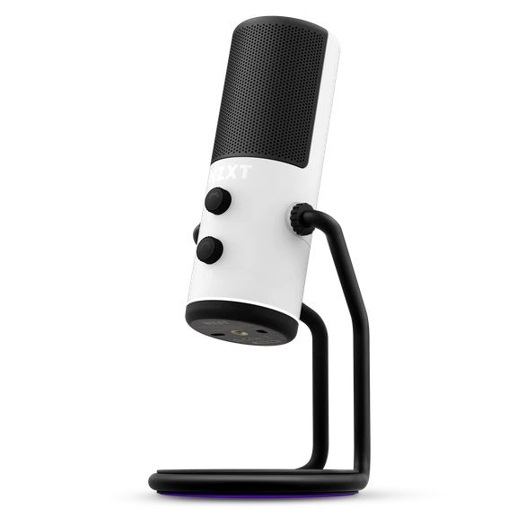 NZXT CAPSULE WHITE CARDIOID USB MICROPHONE : AP-WUMIC-W1