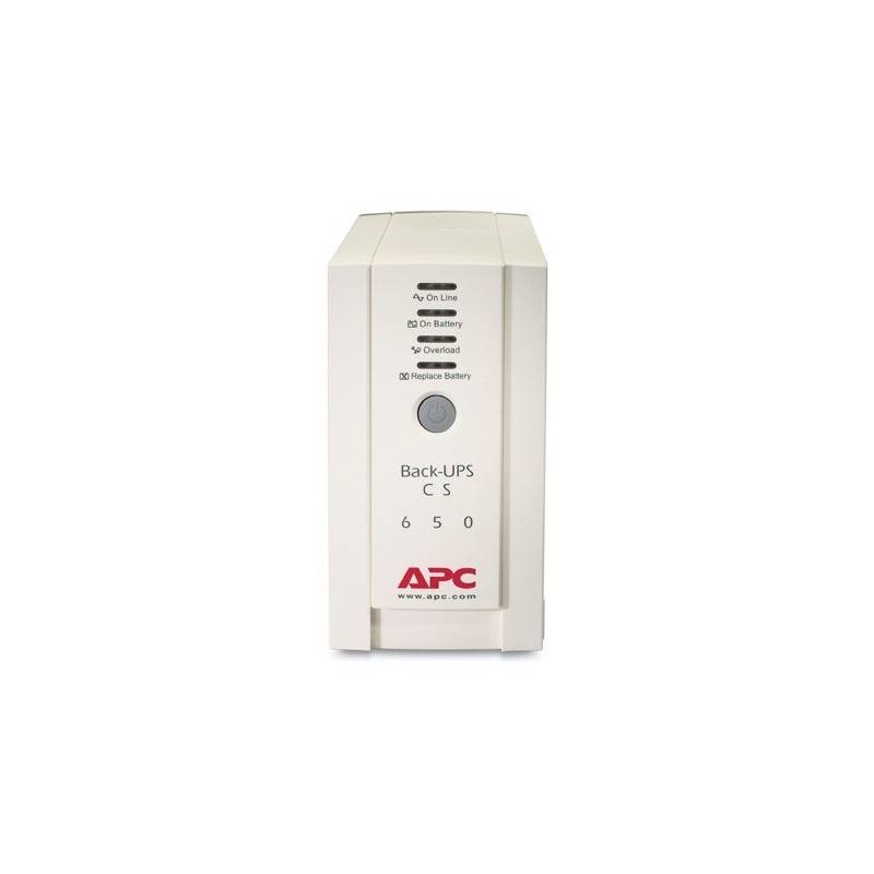 APC Back-UPS (เครื่องสำรองไฟฟ้า) BK650AS / CS 650VA / 230V