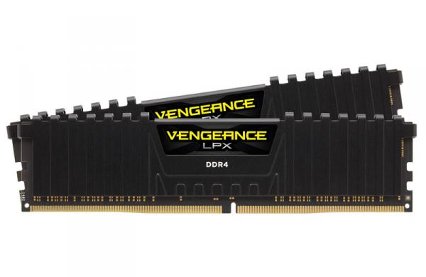 RAM DDR4(3600) 16GB (8GBX2) CORSAIR VENGEANCE LPX BLACK (CMK16GX4M2D3600C18)