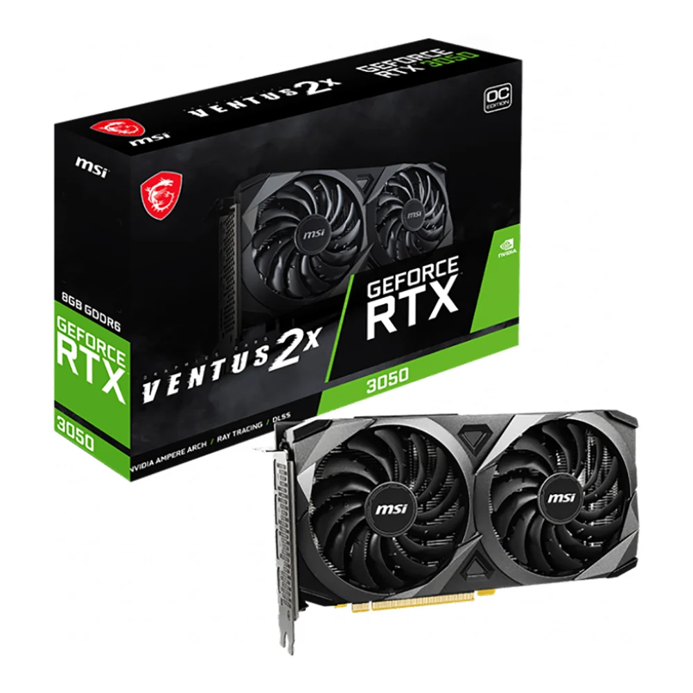 VGA MSI RTX 3050 VENTUS 2X 8G OCV1