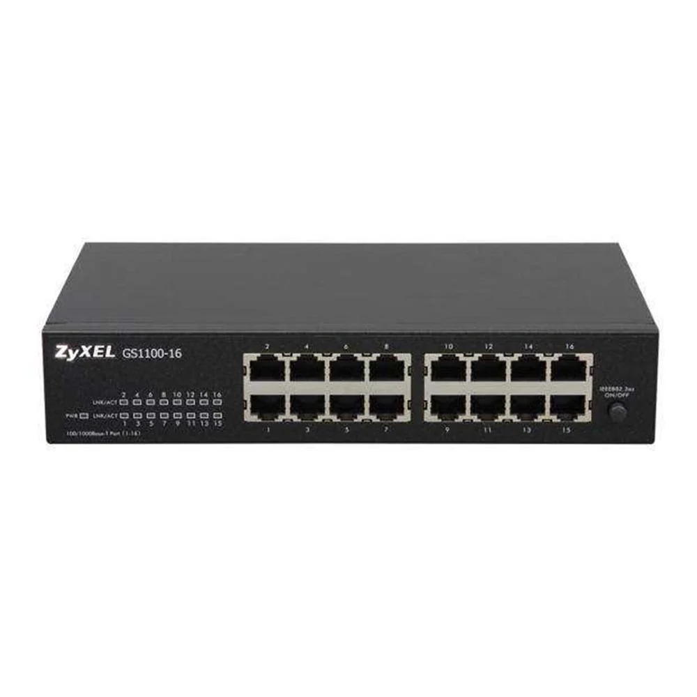 Zyxel GS1100-16 16-Port Desktop GbE Switch