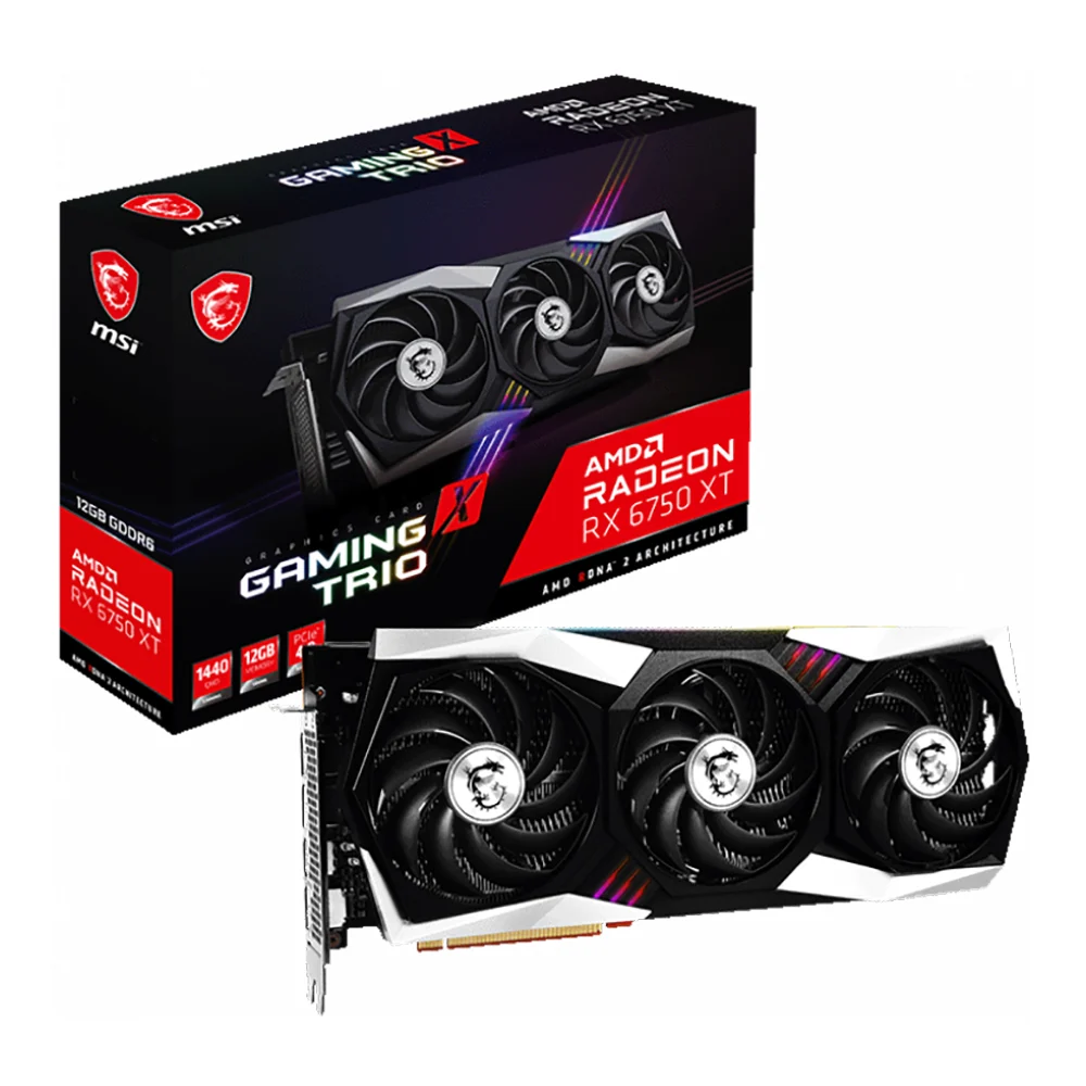 [GAD-4089] VGA MSI RADEON RX 6750 XT GAMING X TRIO12G