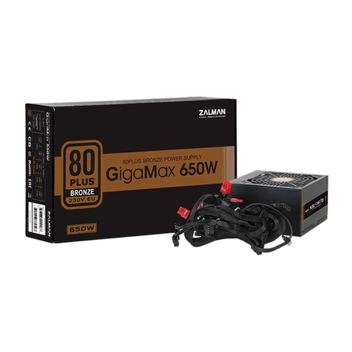 [GAD-4168] ZALMAN GIGAMAX 650W 80 PLUS BRONZE : ZM650-GVII