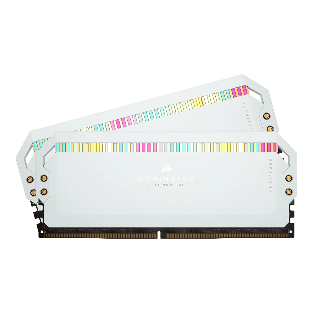 [GAD-4551] RAM DDR5 32GB (16GBX2) CORSAIR DOMINATOR PLATINUM WHITE RGB (CMT32GX5M2X6200C36W)