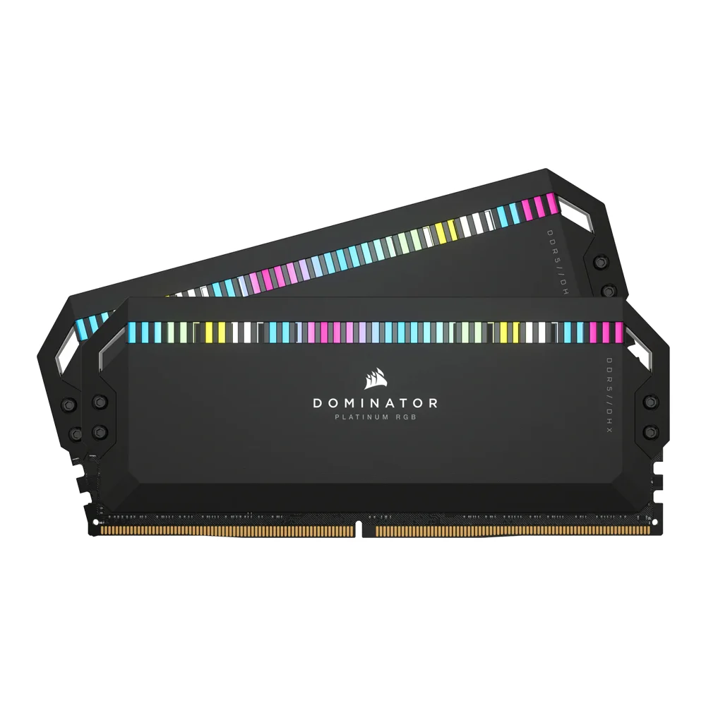 [GAD-4560] 32GB (16GBx2) DDR5 5600MHz RAM (หน่วยความจำ) CORSAIR DOMINATOR PLATINUM RGB DDR5 (BLACK) (CMT32GX5M2X5600C36)