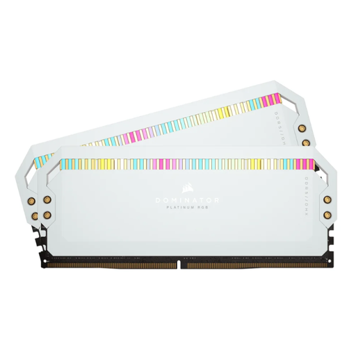 [GAD-4564] 32GB (16GBx2) DDR5 5600MHz RAM (หน่วยความจำ) CORSAIR DOMINATOR PLATINUM RGB DDR5 (WHITE) (CMT32GX5M2X5600C36W)