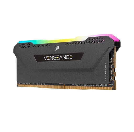 [GAD-4570] 64GB (16GBx4) DDR4 3600MHz RAM (หน่วยความจำ) CORSAIR VENGEANCE PRO RGB (BLACK) (CMH64GX4M4D3600C18)