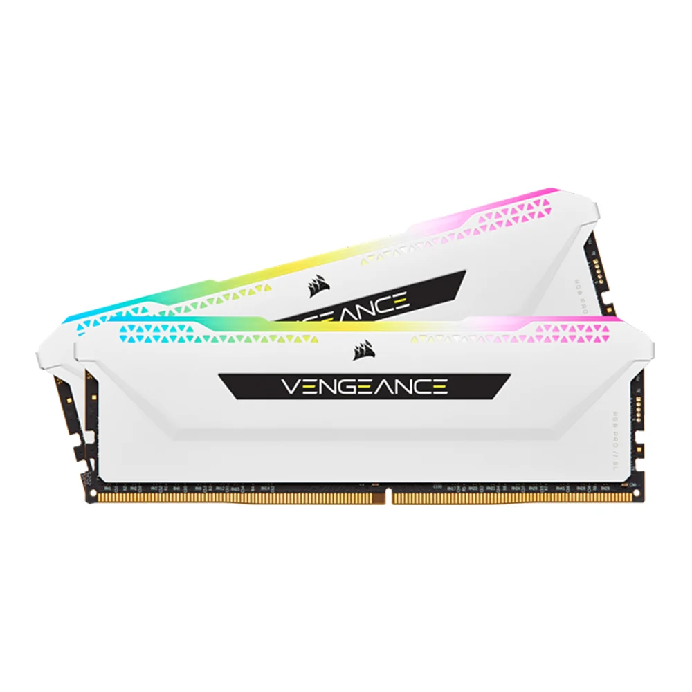 [GAD-4582] RAM DDR4(3600) 32GB (16GBX2) CORSAIR VENGEANCE RGB PRO SL WHITE (CMH32GX4M2D3600C18W)