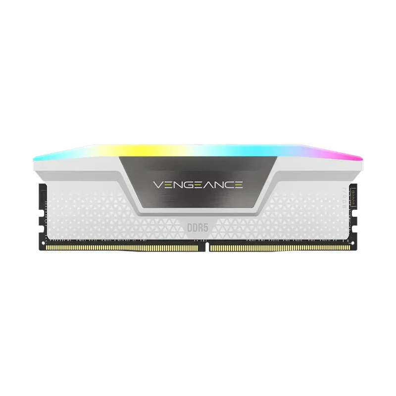 [GAD-4628] RAM DDR5(6200) 32GB (16GBX2) CORSAIR VENGEANCE RGB WHITE (CMH32GX5M2B6200C36W)