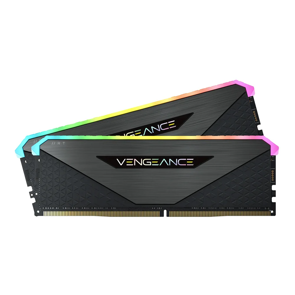 [GAD-4666] 16GB (8GBx2) DDR4 3200MHz RAM (หน่วยความจำ) CORSAIR VENGEANCE RGB RT (BLACK) (CMN16GX4M2Z3200C16)