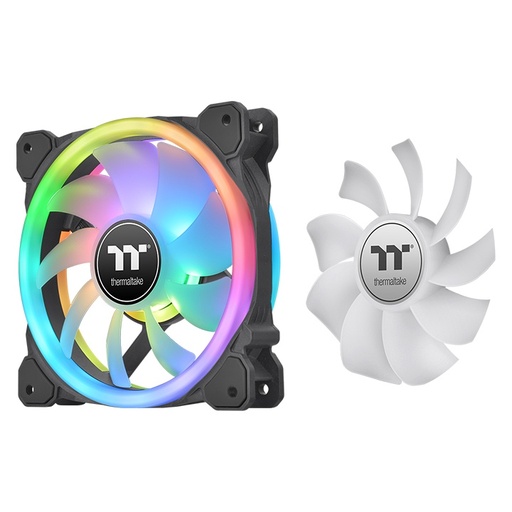 [GAD-4858] THERMALTAKE SWAFAN 12 RGB FAN x3 CONTROLLERx1EXTRA FAN BLADESx3