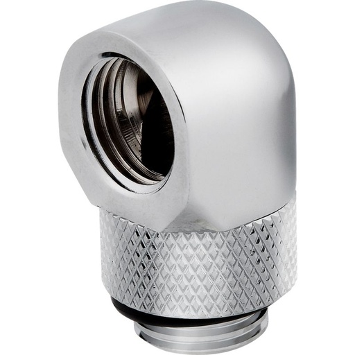 [GAD-5029] CORSAIR HYDRO X SERIES 90° ROTARY ADAPTER TWIN PACK — CHROME *ฟิตติ้ง