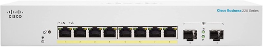 [GAD-5498] CBS220 Smart 8-port GE, Ext PS, 2x1G SFP