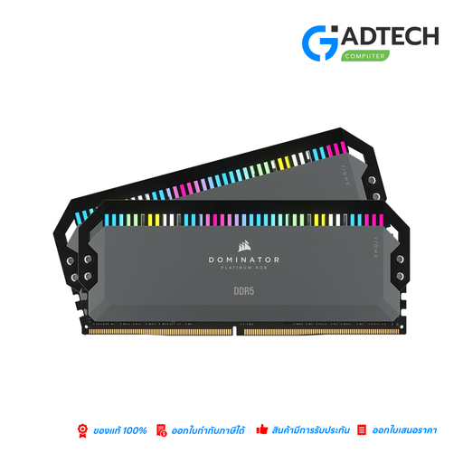 [GAD-5921] DOMINATOR PLATINUM RGB DDR5 : CMT32GX5M2D6000Z36 : BLACK FOR AMD