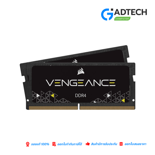 [GAD-5929] RAM NOTEBOOK VENGEANCE : CMSX16GX4M2A3200C22 : BLACK