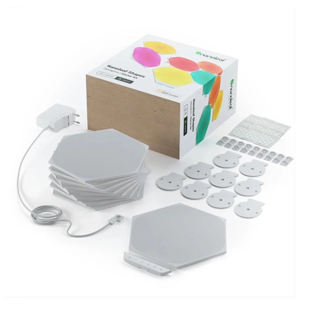 [GAD-6122] NANOLEAF SHAPES HEXAGONS STARTER KIT [9 LIGHT PANELS] : NL42-0002HX-9PK