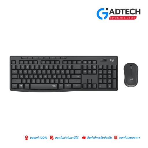 [GAD-7950] Logi 920-009815 MK295 Silent W.less Combo-Black-Th