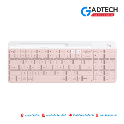 [GAD-8029] K580 Slim Multi-Device Wireless Keyboard - Rose